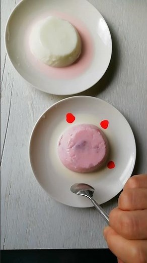 【材料３つ】イギリス風ブラマンジェ☆コーンスターチ、砂糖、牛乳まぜて煮る♪夏風邪ひきさんへ #shorts