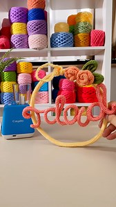 49 reactions | 臨Handmade “Dad” wreath with love using the Caydo i-Cord Machine! #FathersDayDIY #CaydoCrafts #iCordLove | Caydo | Facebook