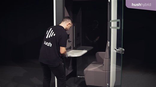 Haworth Hushoffice HushHybrid Installation Video