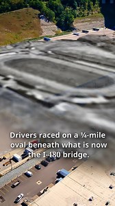 Did you know Cleveland once had a racetrack just a few miles outside downtown? From 1960–1990, Cloverleaf Speedway was a ¼-mile asphalt oval tucked east of the canal—right where the base of the I-480 Valley View Bridge sits today. The bridge rose over the valley while the track was still running, and Saturday nights kept roaring under those concrete piers: local mechanics in home-built stock cars, quick 25-lap features, families picnicking in the lot. The oval eventually gave way to industry—a c