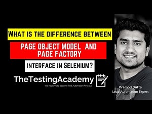 What is the Main difference between Page Object Model and Page Factory in Selenium? (Download Code)