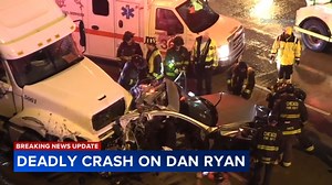 Driver killed, passenger injured in Dan Ryan Expressway crash involving semi in Englewood: ISP