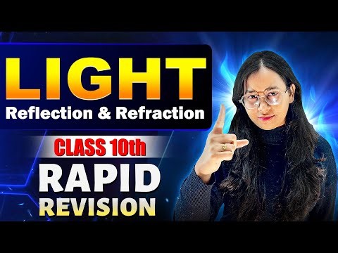 LIGHT REFLECTION AND REFRACTION | RAPID REVISION | IN JUST 30 MIN | BY LAKSHMI MA'AM
