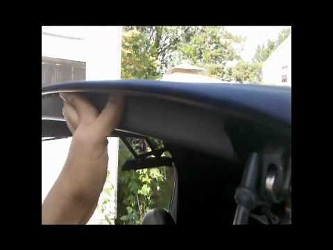 Mini Cooper Convertible Top Repair Part 1