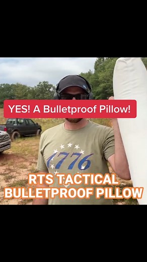 Yes, you heard and saw correctly, the all new RTS Tactical Bulletproof Pillow #fyp #viral #republican #2a #bodyarmor #pewpewpew #rtstactical #gun #tactical