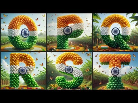 Celebrating the Indian Flag | Creative ABCD Designs #independenceday #abcd #republicday