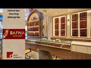 Luxurious Jewellery Showroom Interior Design| Elegant & Functional Layout| Bafna Jewellers | Pune
