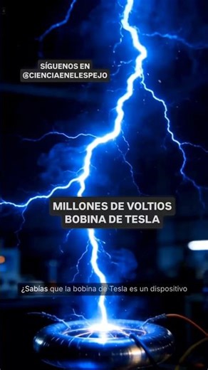 El invento que crea rayos eléctricos, la bobina de Tesla