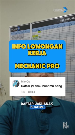 Kirim CV dan lamaran kamu sesuai posisi yang dibuka. Jangan lewatkan kesempatan untuk berkarier bersama tim yang terus berkembang di dunia otomotif Tag teman atau keluarga yang sedang mencari pekerjaan yaa #LowonganKerja #LokerOtomotif #InfoLoker #mechanicpro