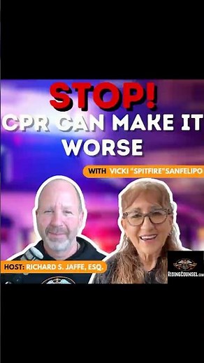 Sneak Peek Ep #14: Motorcycle Crash Trauma & CPR Risks | Attorney Richard Jaffe & RN Vicki Roberts