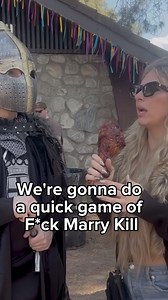 He’s Playing Medieval Games 🫢😂 #medieval #fmk #renaissance #fair #renaissancefaire #knight #dragons #castle #game | Annie Lederman