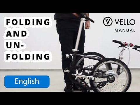 Beginner’s Guide: Fold & Unfold VELLO Bike