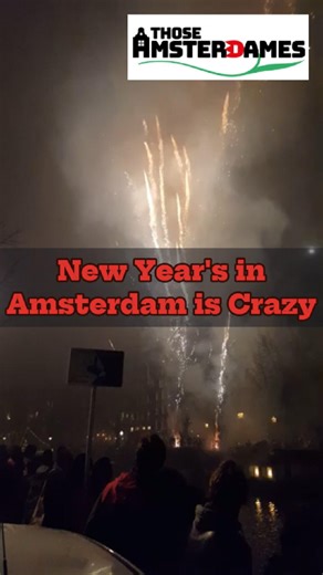 New Year’s Eve in the Netherlands is an experience. Fireworks go off everywhere, streets come alive, and the whole country seems to celebrate at once. Loud, bright, and very memorable. Join Those Amsterdames for a walking or bike tour and see the city like a local this New Year. Book here: www.thoseamsterdames.com #NewYearsEveNetherlands #DutchCulture #VisitNetherlands | Those Amsterdames