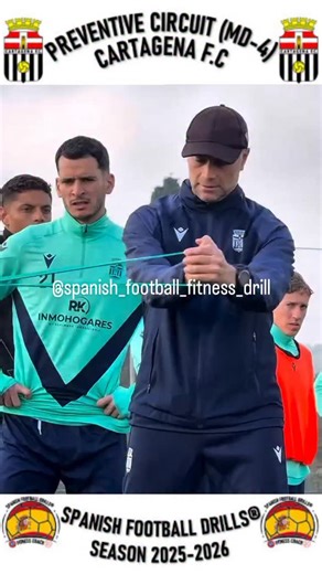 Spanish Fitness coach and UEFA-PRO on Instagram: "🇪🇦𝗘𝗻𝘁𝗿𝗲𝗻𝗮𝗺𝗶𝗲𝗻𝘁𝗼 𝗖𝗮𝗿𝘁𝗮𝗴𝗲𝗻𝗮 𝗙. 𝗖 (𝘁𝗿𝗮𝗯𝗮𝗷𝗼 𝗱𝗲 𝗰𝘂𝗮𝗹𝗶𝗱𝗮𝗱𝗲𝘀 𝗱𝗲 𝗹𝗮 𝗳𝘂𝗲𝗿𝘇𝗮). 1️⃣Circuito de Fuerza-preventiva : incluye elementos fundamentales, trabajo de core. 🇬🇧𝗧𝗿𝗮𝗶𝗻𝗶𝗻𝗴 𝗖𝗮𝗿𝘁𝗮𝗴𝗲𝗻𝗮 𝗙. 𝗖: (𝘄𝗼𝗿𝗸 𝗼𝗻 𝘀𝘁𝗿𝗲𝗻𝗴𝘁𝗵 𝗾𝘂𝗮𝗹𝗶𝘁𝗶𝗲𝘀). 1️⃣Preventive-Strength Circuit: it includes fundamental elements, core work"