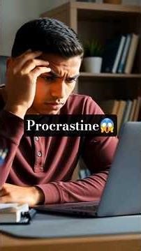 "The Real Reason You Procrastinate (It's Not Laziness)" #facts