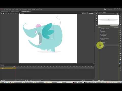 Graphic Symbols in Animation and Sprites in Flash CC 2015