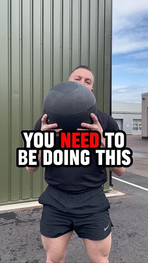 HOSE RUN WITHOUT A HOSE ⬇️⬇️⬇️ BE TOP OF YOUR RECRUITS COURSE WITH THIS ONE SIMPLE WORKOUT When you hose run there are four stages: Running out the hose Running back to the start Under-running the hose & Making (rolling) up the hose. To mimic this and practice hose running without a hose you need a 12 or 15kg slam ball filled with sand. ❗Top tip - start off with 12kg and work your way up to 17kg❗ Save this for future reference❗💾 INSTRUCTIONS Mark out a 25m course. Just like the last clip in the