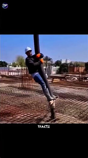 Genius Way to Clean Concrete Pipes! 🛠️#trendingshorts
