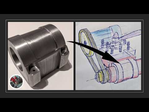 Homemade Toolpost Grinder - part 1 (spindle clamp)