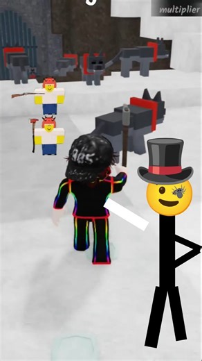 Axe vs Rifle in 99 Night in the Forest - Roblox