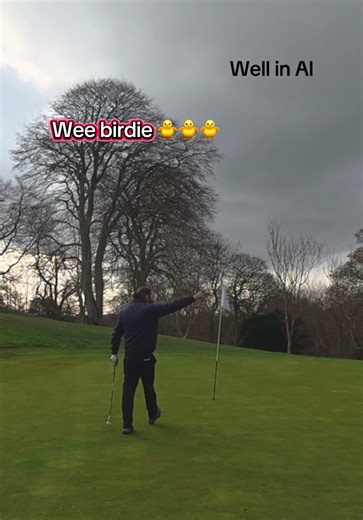 Short Game Practice Round Birdie at Blackwood Temple Par 3 course⛳️🐥 #golftiktok #birdie #golf #golfing #SportsSkills