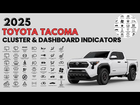 Toyota Tacoma 2025 : Cluster Display & Dashboard Warning Indicators Guide