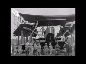 British bomber Handley Page Type O arrival in India from England (1917)