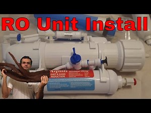 How to install a Reverse Osmosis System for reef aquarium use