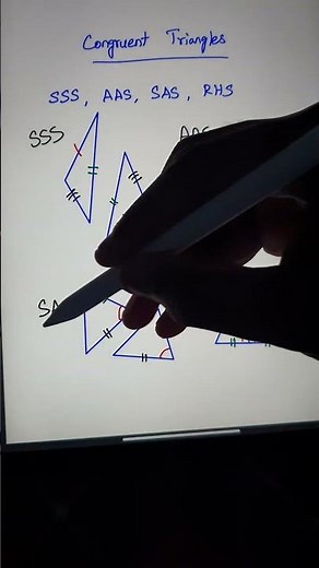 Identifying Congruent Triangles #mathshorts