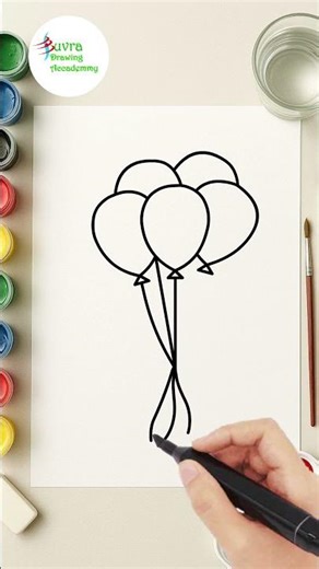 Balloon🎈 | drawing | #drawing #shorts #art #diy #creative #craft #balloon #viral #trending