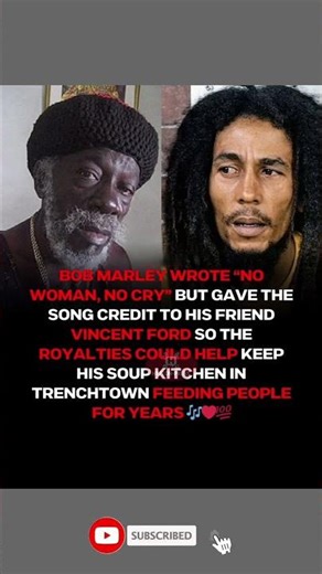 🇯🇲 The Selfless Act Behind "No Woman, No Cry" — Bob Marley's Hidden Kindness 💔🎤#shorts