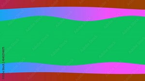 Line bubble burst exploding 2D animation intro titleswave warp gradient background motion gfx flowing shapes visual effect abstract colour green brown Stock Video