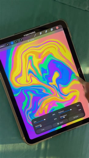 Gradient lettering in Procreate🌈 #procreateforbeginners #digitalart #ipad #procreatetutorial