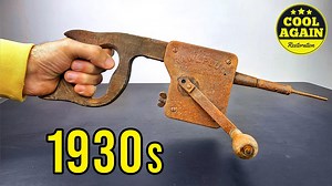 3.9M views · 35K reactions | 1930 Belgian Hammer Drill Restoration - The Coolest Tool You Ever Seen | Cool Again Restoration | Facebook
