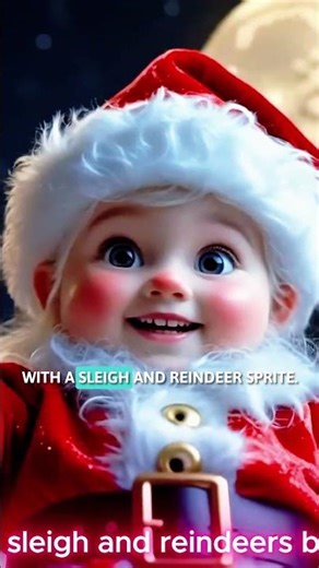 Little Santa’s Sleigh Ride 🎅✨ | Fun Christmas Song for Kids | Holiday Rhymes for Toddlers
