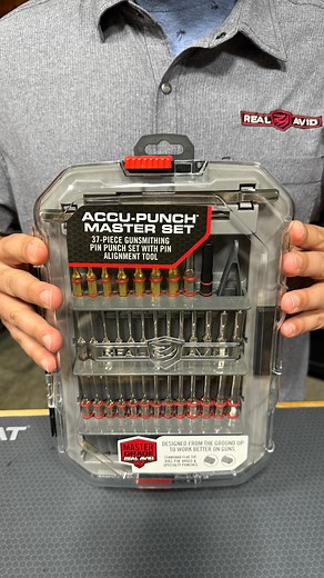 ⬆️ Level Up Your Gunsmithing Game 🔧 Are you ready to take your firearm maintenance to the next level? Meet the Real Avid Accu-Punch Master Set - your ultimate toolkit for precision and performance. 🛠️ ✨ Why You’ll Love It: 🔹 Comprehensive: Includes every punch you’ll need for any job 🔹 Durable: High-quality steel and brass punches built to last 🔹 Convenient: Organized storage case for easy access and portability. 🔗 Get Yours Now: Link in bio ⬆️ #RealAvid #DIY #Gunsmithing #UpgradeYourTools