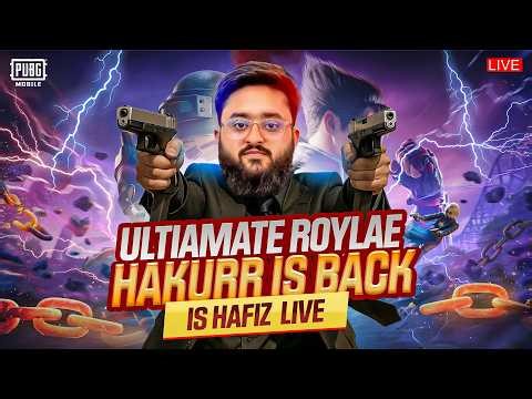 WE ARE BACK 💀 VERTICAL | ULTIMATE ROYALE | ONLY RUSH | PUBG MOBILE STREAM | IS HAFIZ LIVE