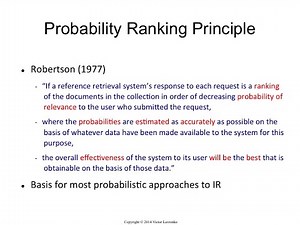 BIR.2 Probability ranking principle