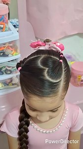 733K views · 6.5K reactions | The hairstyles big and small heart #Hair #video #braid #tutorialvideo #style #hairstyle #tutorial | Baniel Roselle | Facebook