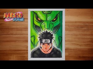 How to draw Shisui Uchiha with Susanoo | Naruto Shippuden | Easy to draw anime step by step