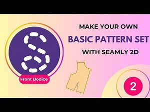 How to Draft a Front Bodice Block in Seamly 2D | Step-by-Step Tutorial