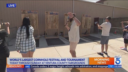 World’s Largest Cornhole Festival Returns to Ventura (10 a.m.)