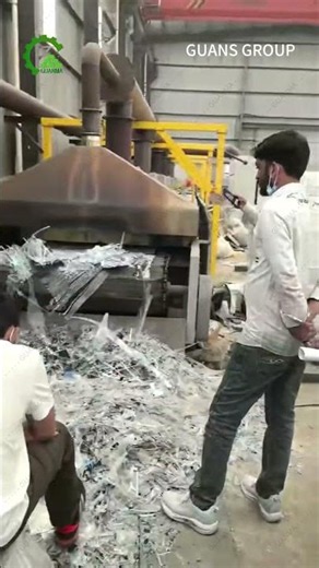 Bifacial Solar Panel Pyrolysis Recycling Machine Recycling Demo #SolarPanelRecycling #Pyrolysis