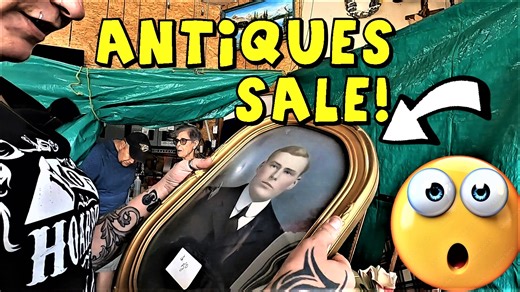Ep684: Awesome Finds At This UNEXPECTED Antiques Garage Sale!! 😯😃 We visited three local garage sales and yard sales and found deals on essential oils, bath and beauty products, a small collection of vintage unsigned Swarovksi crystal jewelry from the 1950's, and a beautiful antique portrait in this awesome original 1800's wood, plaster and convex glass frame! WOW!!! 😃👍 Recession Proof Your Life 😀😀😀 This is THE BEST WAY to buy what you need!!! garage sale video yard sale video live garage