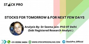 8.7K views · 31 reactions | KEEP THESE STOCKS ON YOUR RADAR FOR TODAY AND NEXT FEW DAYS. ANALYSIS BY DR SEEMA JAIN PhD IIT Delhi (Sebi Registered Research Analyst ) Follow Us Mobile : 9599634604 Telegram Id: https://t.me/stockpro_official Twitter:- twitter.com/Stockproteam YouTube-: youtube.com/StockPro | Stock Pro | Facebook