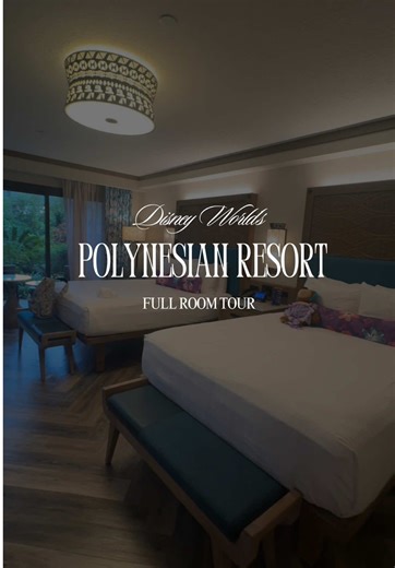 it’s all in the details☀️⛵️🌴🧡✨ full room tour from our week at Disney’s Polynesian Resort!