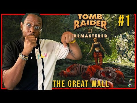 Tomb Raider 2 Remastered | Level 1 (The Great Wall) | Finally, The New Journey Begins