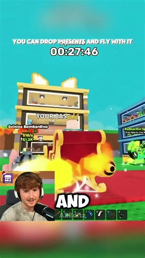 Is This New Sleigh Gear Good 💀 #stealabrainrot #roblox