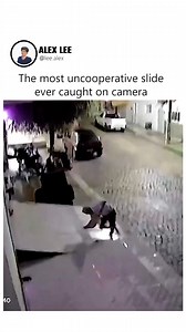 49K views · 41 reactions | The slide refuses to let anyone go easily — pure comedy caught on camera! | Alex Lee | Facebook