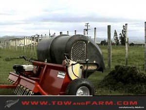 Tow and Collect - PASTURE CLEANER - Horse Manure Collector, Goose Poop Sweeper
